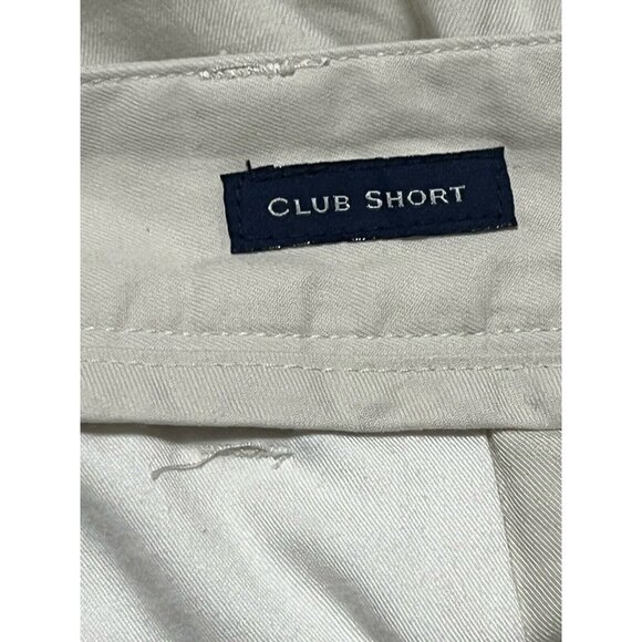 Vineyard Vines By Shep & Ian Shorts Mens 36 Beige Flat Front Club Preppy Golf - Picture 10 of 12
